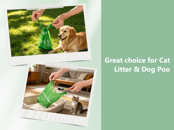 Lavender scented dog poop bags